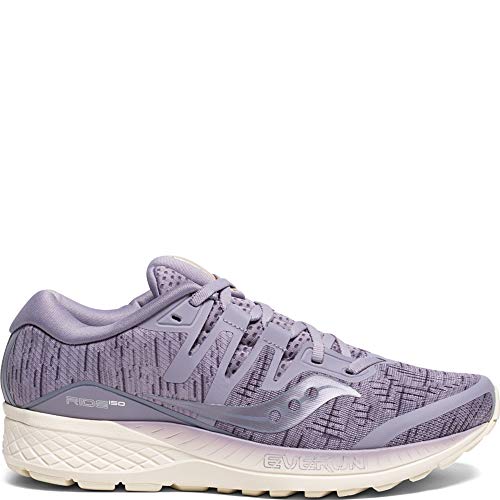 Saucony Women's Ride ISO, Purple Shade, 8.5 B