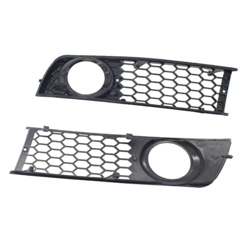 Rejillas de parachoques delantero A4 B6 2002-2005, rejilla antiniebla con diseño de panal negro