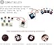 20 Stück Blanko-Kristalltransparente Tastenkappen PC Material 1U Cherry Profil R4 Tastenkappe für MX Schalter Mechanische Tastatur mit Hintergrundbeleuchtung (Cherry Transparent, 20Stück)