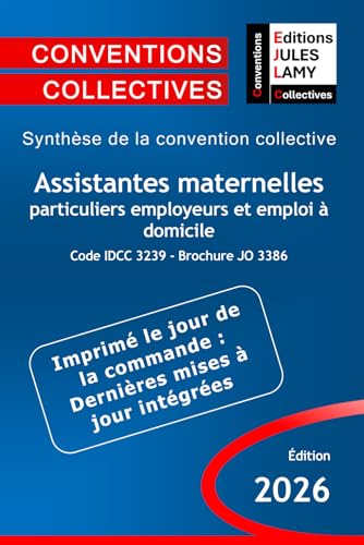 Convention collective particuliers employeurs, emploi à domicile et assistantes maternelles - IDCC 3239: Synthèse de la convention collective