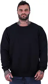 Blusa Moletom Basic MXD Conceito Sem Touca Academia Fitness Casual Lisa Sem Estampa