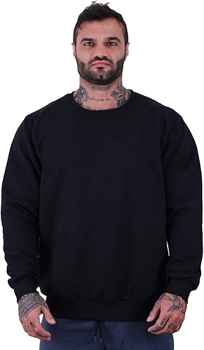 Blusa Moletom Basic MXD Conceito Sem Touca Academia Fitness Casual Lisa Sem Estampa