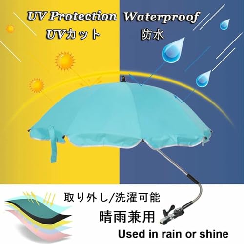 Solución para sombrilla desgastada con tela impermeable de 8 varillas 6