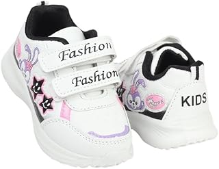 Girls Casual Leather Sneakers 826 White 26