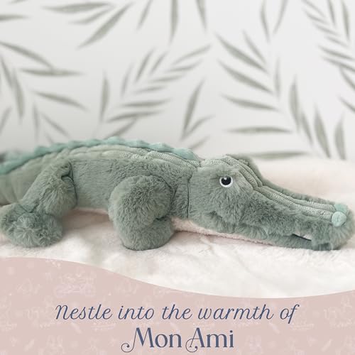 Peluche alligator moelleuse avec sourire denté pour voyage