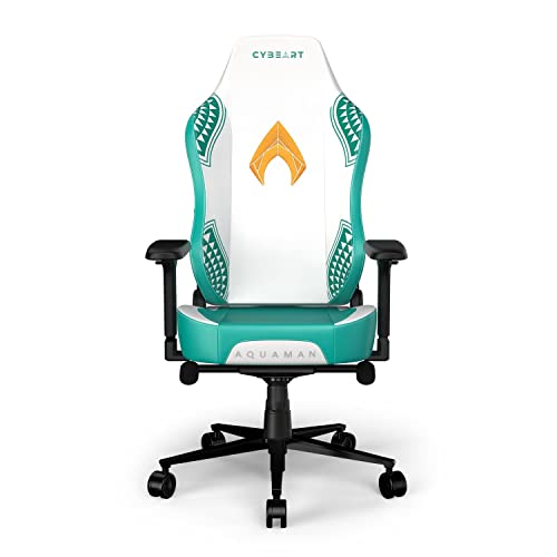 Image of CYBEART | Aquaman - DC Comics Gaming Chair | High Back - Ergonomic | Supreme PU Leather | 4D Arm Rest | Recline, Tilt & Adjustable Lumbar Support