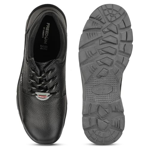 Image of Liberty Freedom Shield-CA Safety Shoes for Men's with Rubber Insole | Comfortable for All Weather | Shock Absorber|