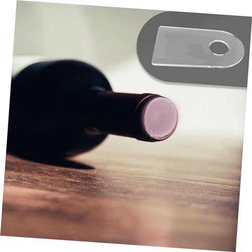 Soporte para botellas acrílico transparente 2 pcs miniatura 5