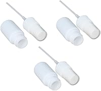 Vista 23 de Othmro Botellas cuentagotas de plástico de ojo de laboratorio de 0.7 oz de polietileno de 0.7 onzas, gotero líquido exprimible para ojos de boca