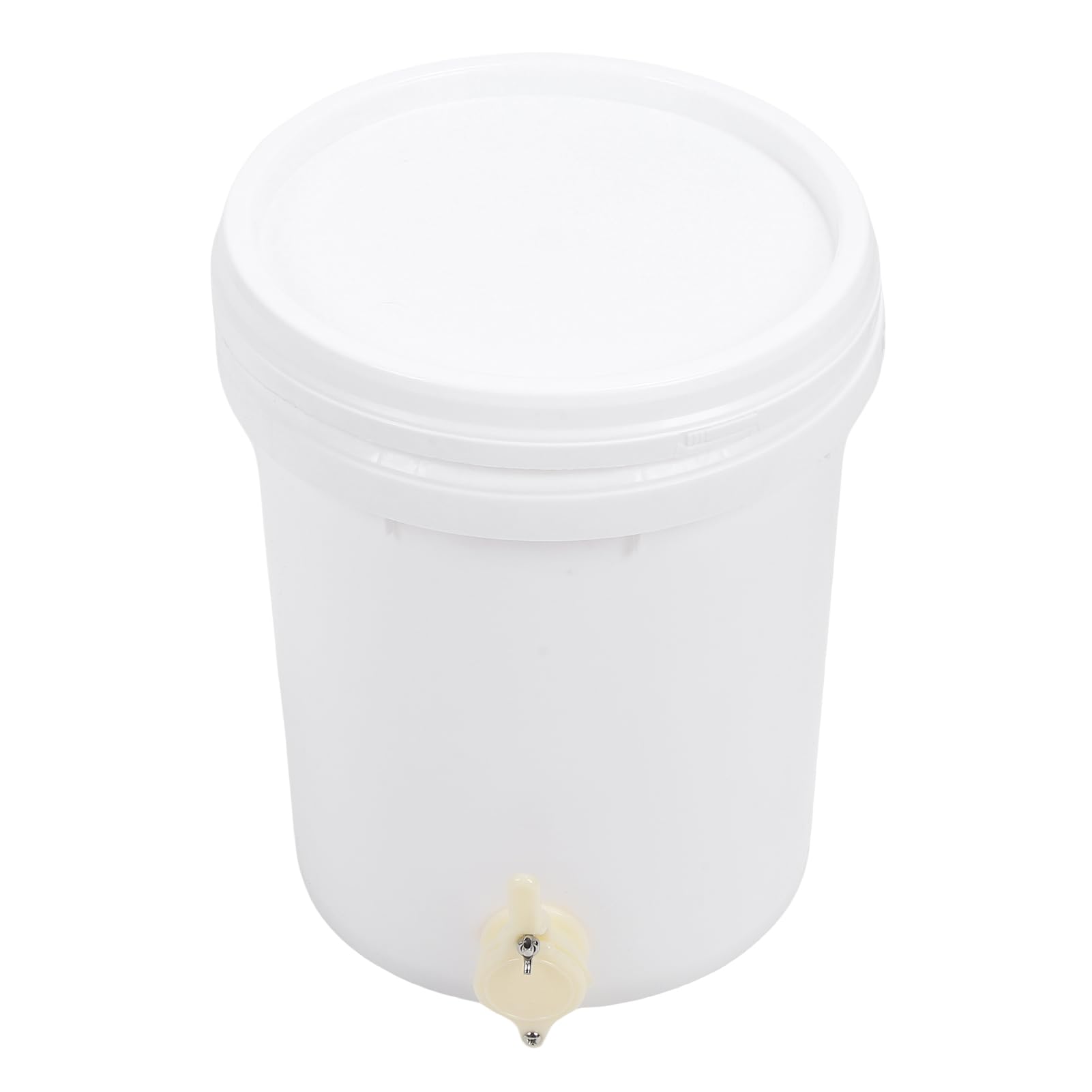 SIXRUN Secchio per con Coperchio e Cancello, Contenitore per Apicoltura in Plastica da 5 Galloni Facile Estrazione del, Adatto per Apicoltori Principianti o Esperti