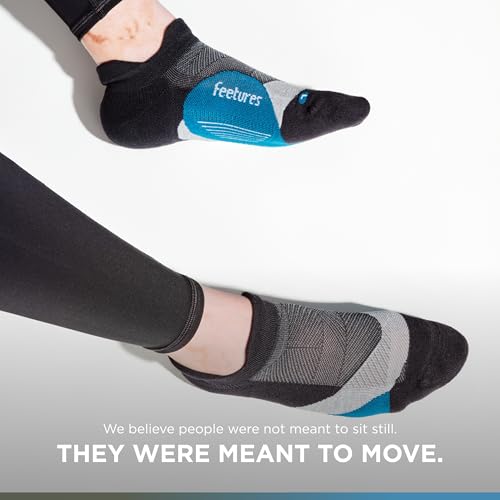 Image of Feetures Elite Light Cushion No Show Tab Sock Wave