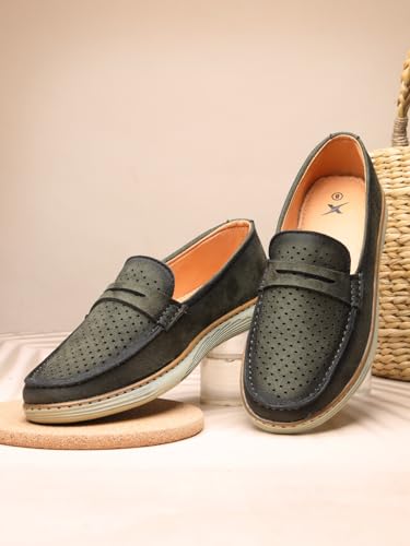 Image of Men's Denim Causal Loafers | Premium Breathable Upper | Driving Loafers | Lighweight Slip-On's | Soft Cushioned Insole | Super Flexible, Comfortable for Men