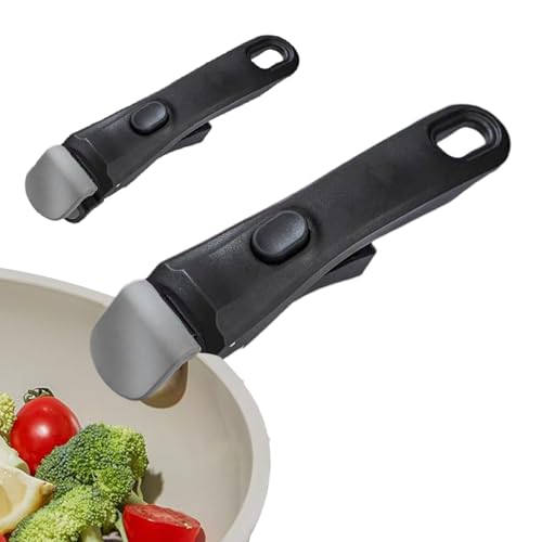 2 Pièces Poignée Amovible Universelle Pour Poêles, Poignée Amovible Mastrad, Poignee Détachable Pour Casserole Résistante À La Chaleur (250°C), Pince...