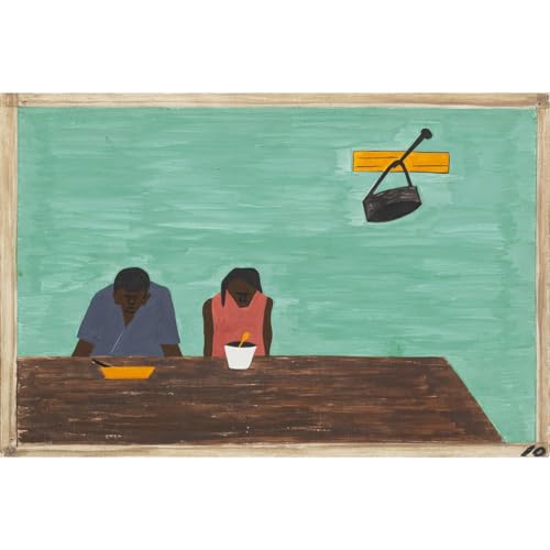 Toile roulée Jacob Lawrence art authentique pour remplacer les posters sans âme 61x45
