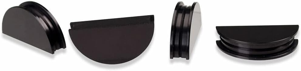 IAG Performance Half Moon Valve Cover Cam Seals 4 fits Subaru WRX 2002-06 / STi/Forester XT/Legacy GT Black Finish