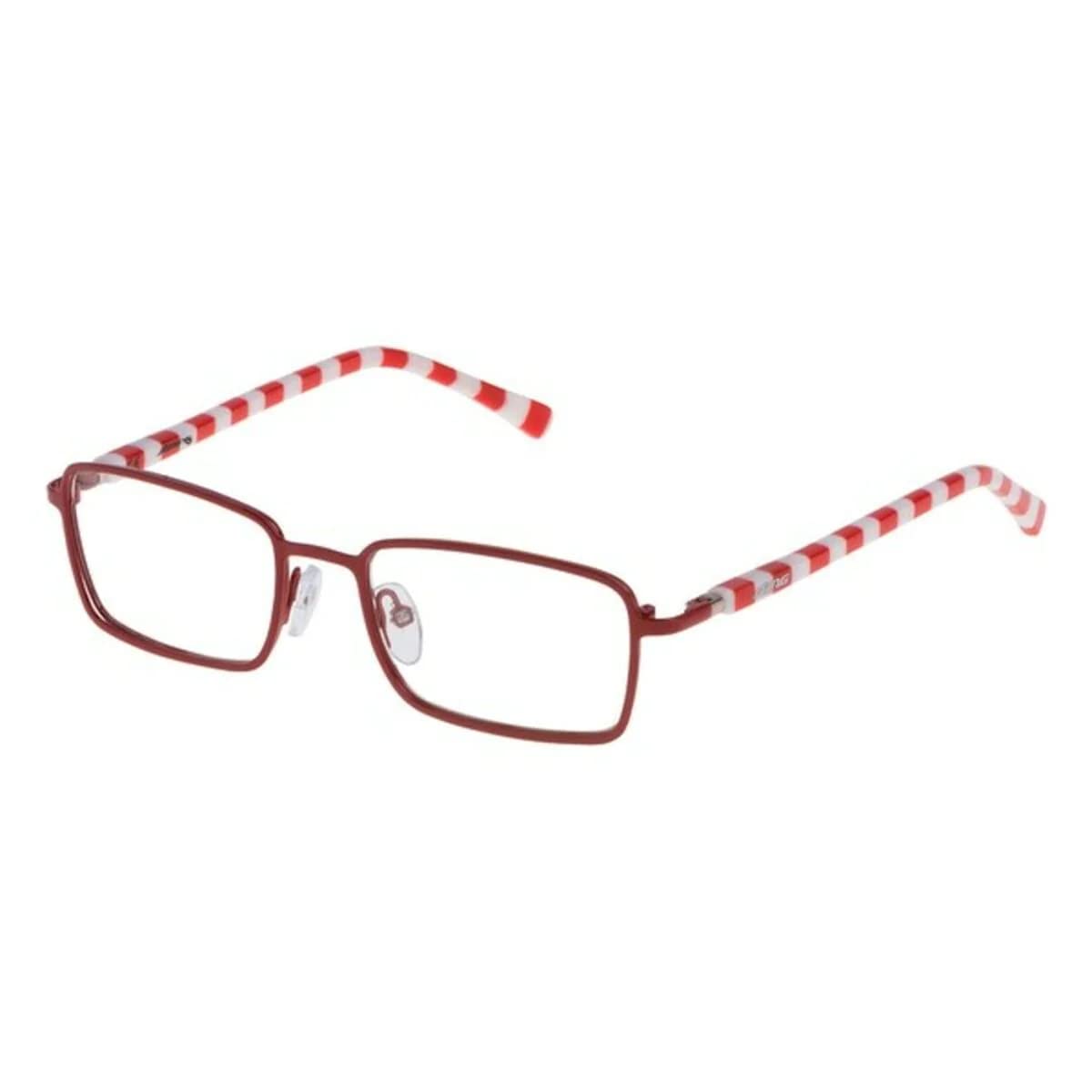 Sting Unisex dziecięce okulary przeciwsłoneczne VSJ394480C25, Total Shiny Full Red, 48/17/125