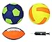 Produktbild Best Sporting Neopren Beach-Ball-Set Aufblasbälle MESH 4-teilig, Farbe:orange/gelb