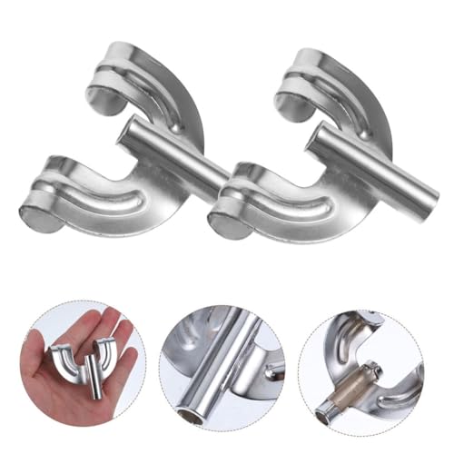 VICASKY 6pcs Ganchos de Metal para Bombo Accesorios para Montaje de Batería Fácil de Instalar Uso al Aire Libre miniatura 6