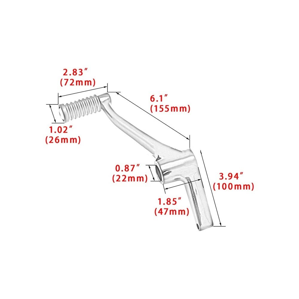 Sélecteurs Vitesse Levier Pour 2004-2022 Sportster XL 883 1200 Quarante-huit Pièces Moto Commandes Avancées Levier Changement Vitesse Talon Orteil Avec Cheville Manette Vitesse Moto Levier de vitesses