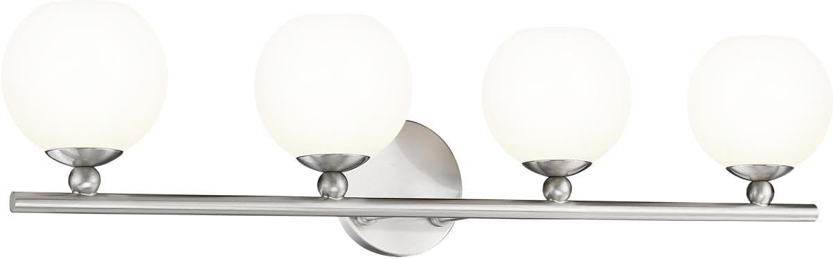 Z-Lite 1100-4V-BN Neoma Vanity, 4-Light 240 Total Watts, Brushed Nickel