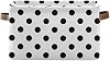 Caja de almacenamiento plegable ALAZA con lunares blancos y negros, cesta organizadora con asas para estante, clóset, sala, recámara, oficina en casa, 1 pieza 2
