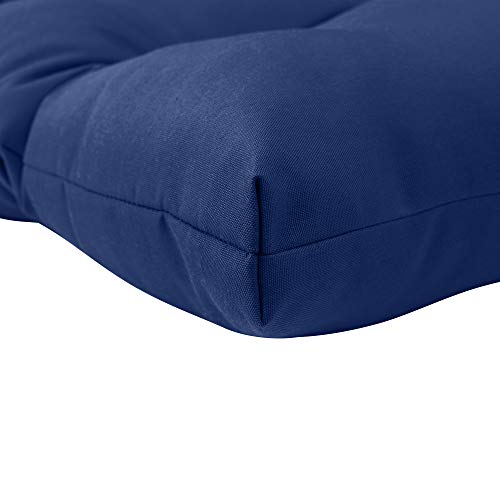 Image of QILLOWAY Outdoor Bench Cushion - 51x18x4 Inch Waterproof Patio Bench Cushion, Durable Bench Cushions for Outdoor Furniture, Replacement Outdoor Bench Cushions for Garden, Deck,Navy