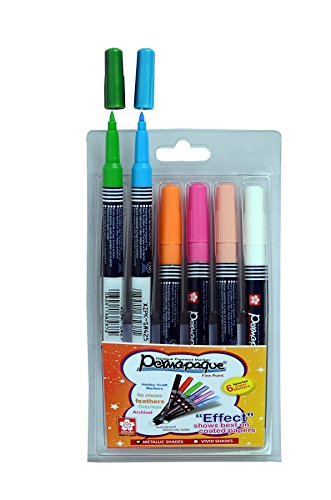 See full amazon price history chart for Sakura Permapaque Fine Point Opaque PigmentT Permanent Marker - Set of 6 shades - Vivid colors - B Sakura Permapaque Fine Point Opaque PigmentT Permanent Marker - Set of 6 shades - Vivid colors - B (B078WLFBPW) Amazon Price History, Amazon Price Tracker