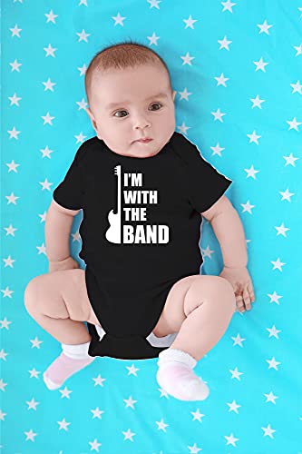 CBTwear I'm With The Band - Baby Clothes - Funny Newborn Bodysuit Outfits for Boys and Girls4