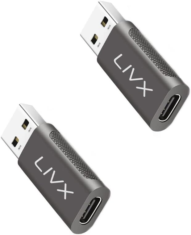 Livx Type C to USB 3.0 Çevirici Dönüştürücü OTG Adaptör LVA-OTGCF İkili Paket - Görsel 1