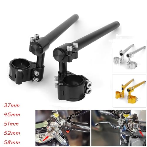 Guidon riser résolvant les douleurs de dos avec sa pince réglable moto - 3