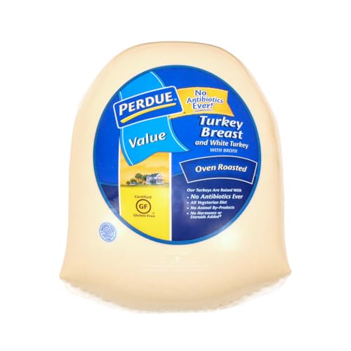 Perdue Farms Skinless Oven Roasted Turkey Breast with White Meat, 10 Pound - 2 per case.