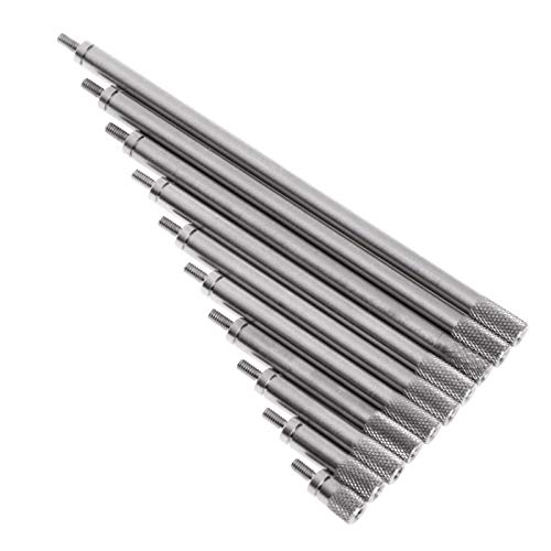 Kamas Top Quality Extension Stem Rods For Dial Indicators Probe Connecting Rod HSS M2.510mm-100mm JUN16 - (Diameter: 10mm)
