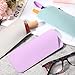 BOHUIZ 6 Pack Soft Leather Glasses Case, Eyeglasses Case Portable PU Leather Travel Glasses Pouch Sunglasses Storage Bag for Women Men