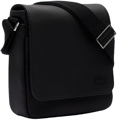 Lacoste Men's Classic Flap Close Shoulder Bag