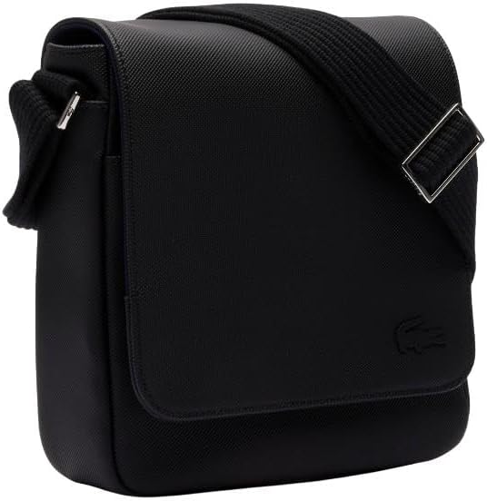 Lacoste Men's Classic Flap Close Shoulder Bag