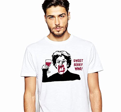 Dr Brule Sweet Berry Wine Funny Quote Fan Art Mens White t Tee Shirt Doctor Dingus Rules