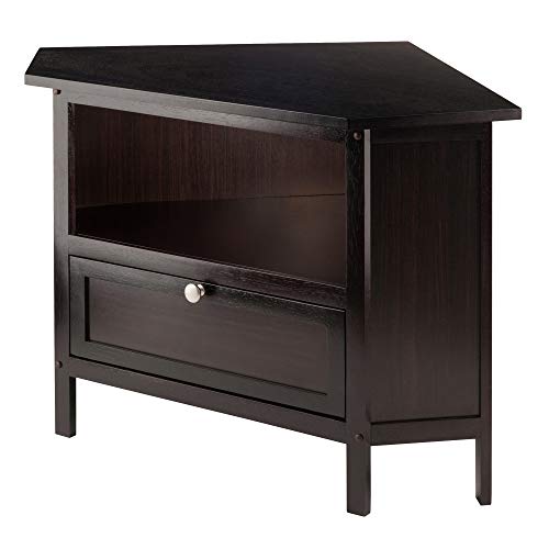 Winsome Corner TV Stand, Screens up to 27', Espresso (92634)