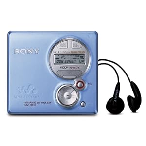 Sony MZ-R410 MiniDisc Walkman, Blau