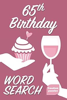 Paperback 65th Birthday Word Search: Handy Puzzle Book (Cupcake Celebration Cover) Book
