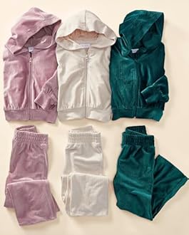 The Children's Place girls Long Sleeve Hooded Fleece Full Zip Up