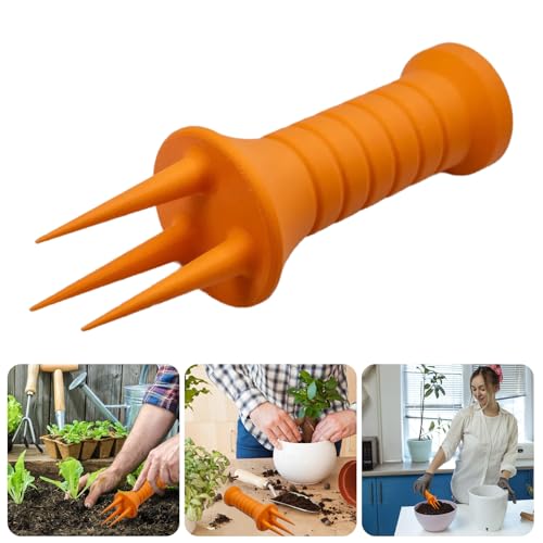 Manual Aerator Cultivator para Jardín y Suelo miniatura 2