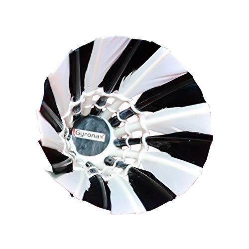 Platinum Black & White Feather Shuttlecock, Pack of 10-picture-23
