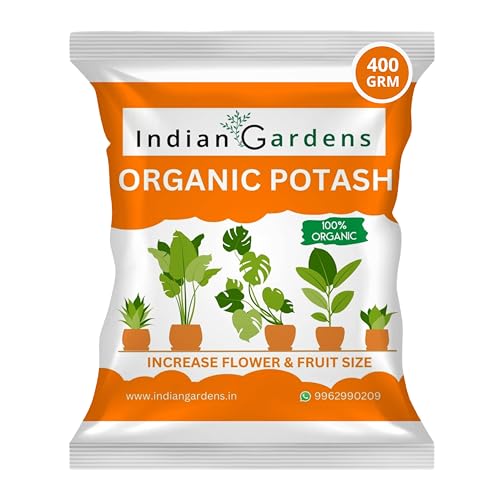 Image of Indian Gardens - Organic Bio Potash Fertilizer | Plant Nutrient Supplement | Slow Release Granules For Plants and Home Garden (400 Grams)