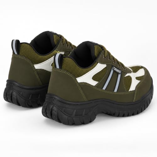 Image of Ozarro Men's Low-Top Steel Toe Work Safety Shoes