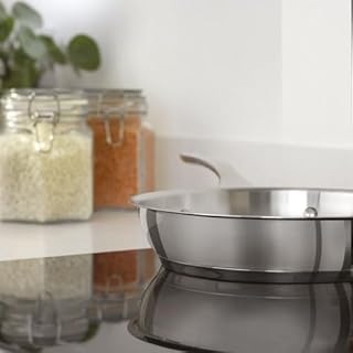 Lagostina Orchestra Padella Con Manico Lungo In Acciaio Inox 18/10 Ø 20 cm, Fondo Lagotherm 3 Strati, Effetto Specchio Esterno e Interno Satinato, per Tutte le Fonti di Calore