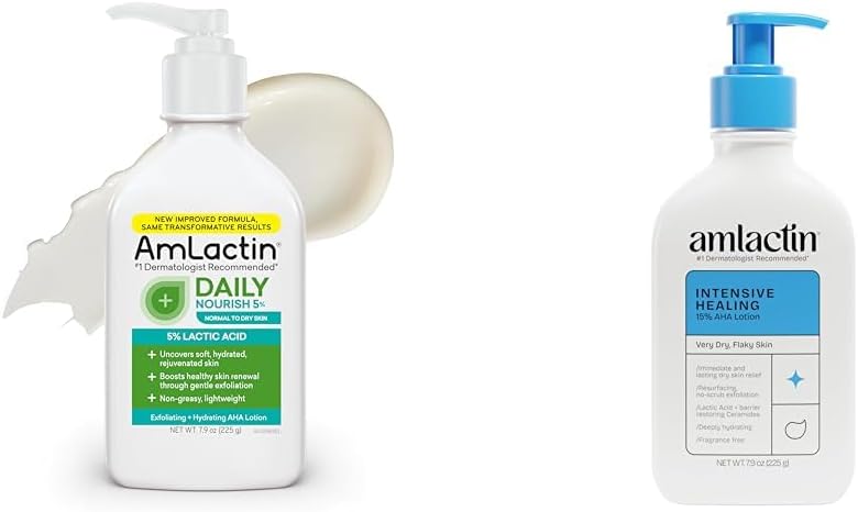 Daily Nourish 5% 7.9oz and Intensive Healing 15% 7.9oz Body Lotions Bundle