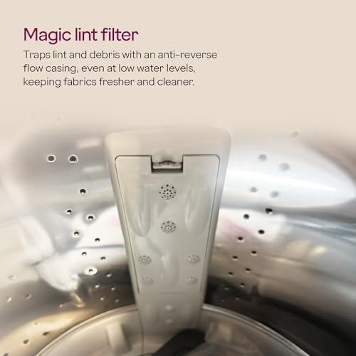 Godrej 8 Kg 5 Star Zero Pressure (0.02 MPa) Technology With Steel Drum Fully-Automatic Top Load Washing Machine (WTEON ADA 80 5.0 FEFN GLGR, Glacial Grey, With Soft Close Lid) - Image 7