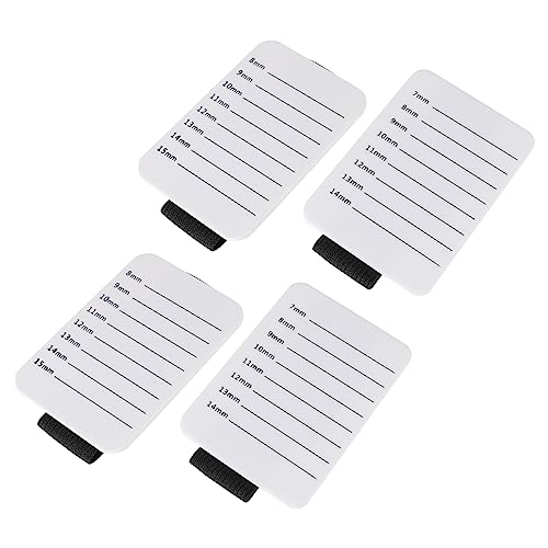 TOVINANNA 4pcs Lash Extension Pallet Holder with Hand Strap Eyelash Board for Lash Tech