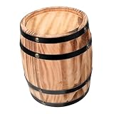 Barriles de envejecimiento: con su diseño versátil, este barril de madera se puede utilizar para una variedad de necesidades, lo que lo convierte en una opción versátil y práctica, delicado barril de madera.