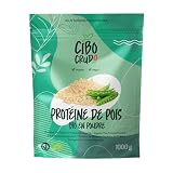 Proteine de Pois Bio en Poudre - 1Kg. Pea Protein Powder d'Origine Vegetale et Vegan. Pur ...